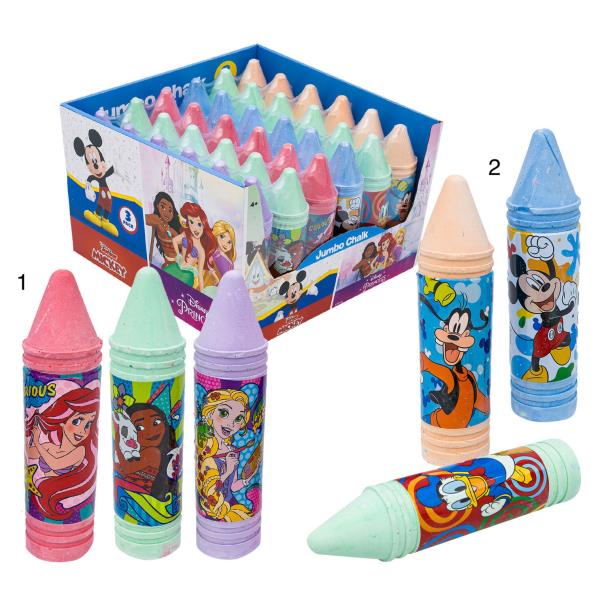 DISNEY JUMBO CHALK 3 PACK SET