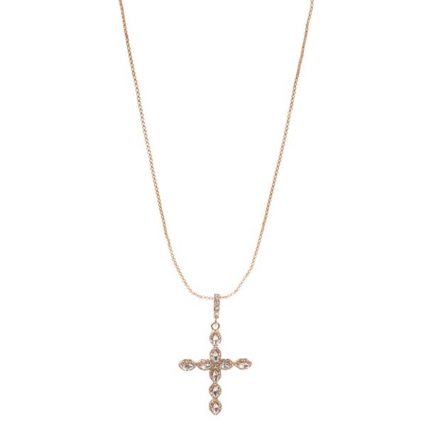 CROSS MARQUISE NECKLACE