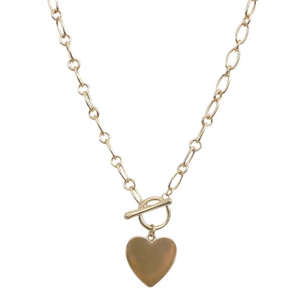 HEART TOGGLE NECKLACE