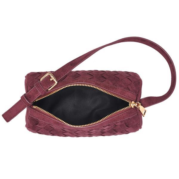 WOVEN DESIGN ZIPPER BAG