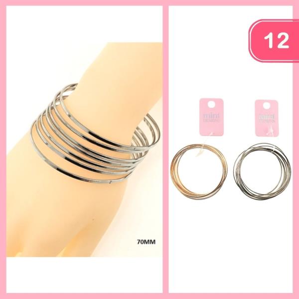 BANGLE BRACELET (12 UNITS)