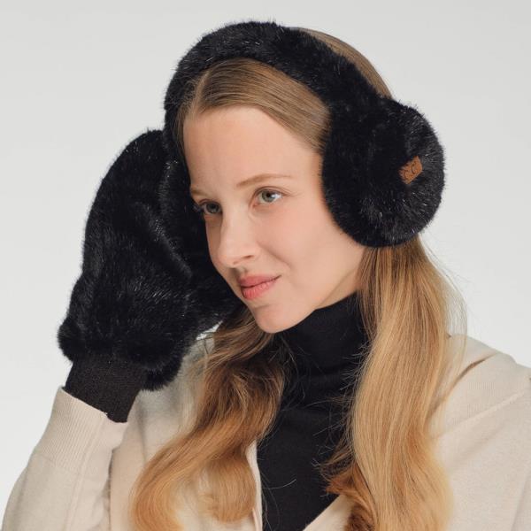 CC FAUX FUR EARMUFF