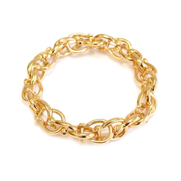 OVAL LINK METAL BRACELET