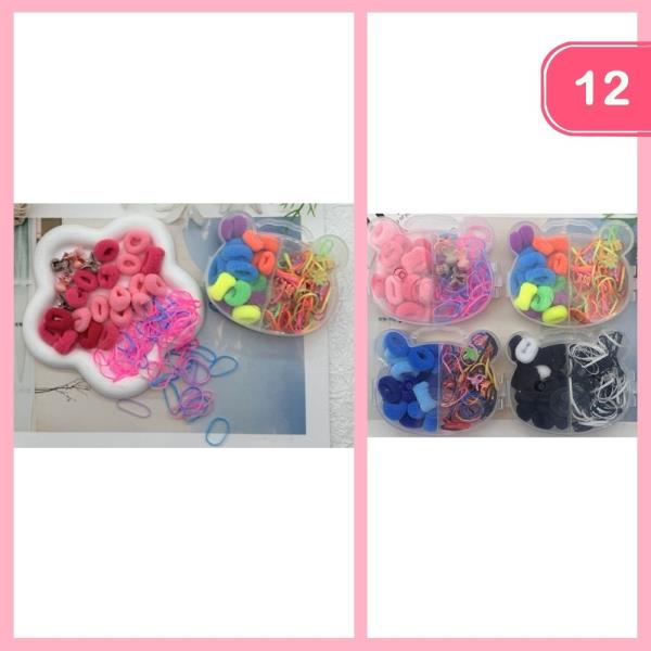 HAIR CLIPS HAIR TIES SET (12 UNITS)