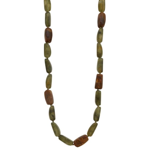 RESIN BEAD NECKLACE