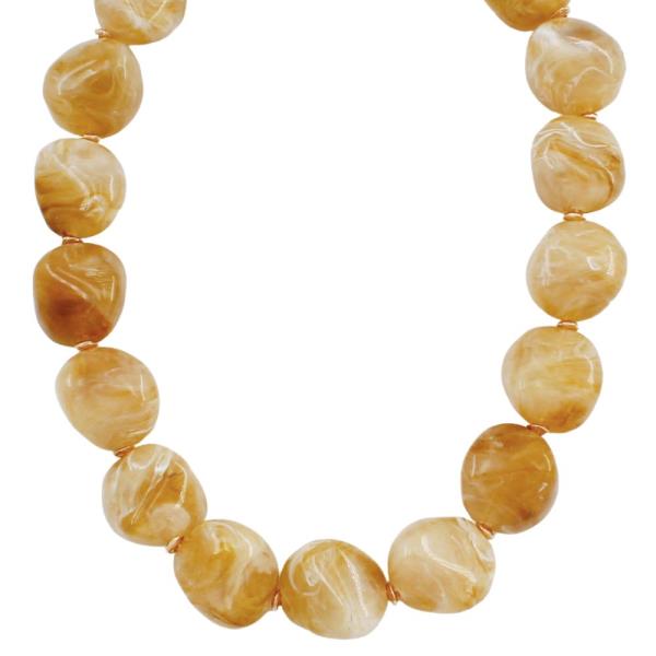 CHUNKY MARBLE BEAD NECKLACE