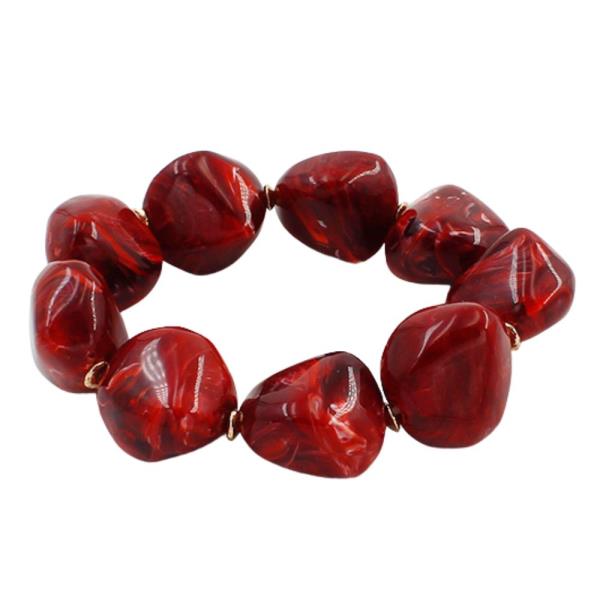 MARBLE ABSTRACT SHAPE BRACELET