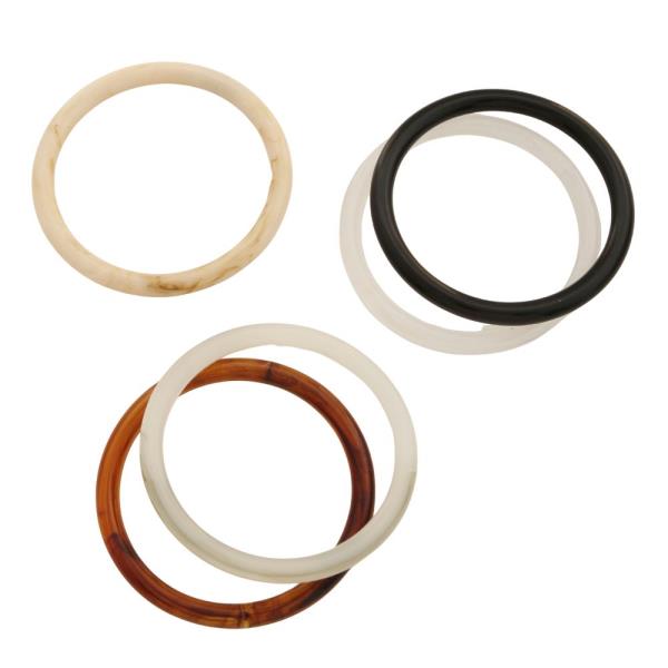 ACETATE BANGLE BRACELET SET