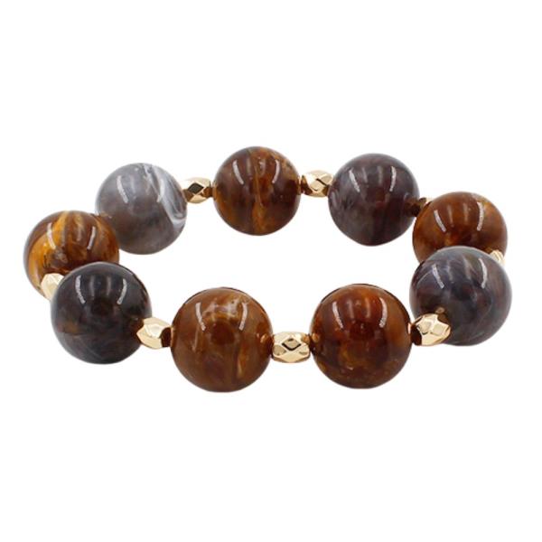 MARBLE BALL BEAD BRACELET
