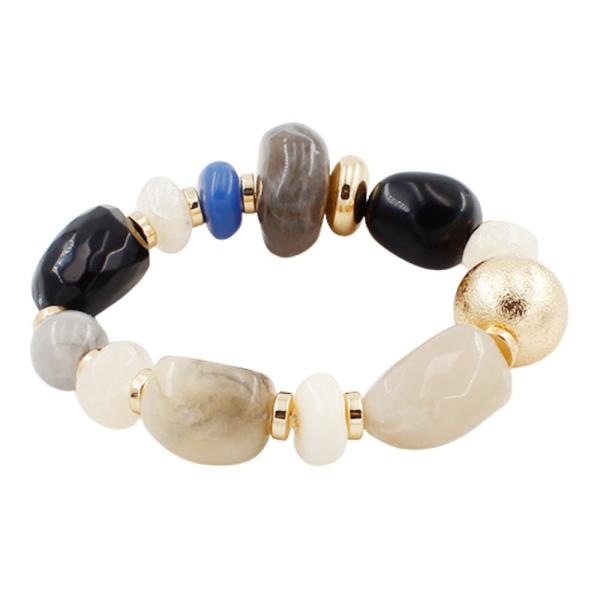 ACETATE MIX BEAD BRACELET