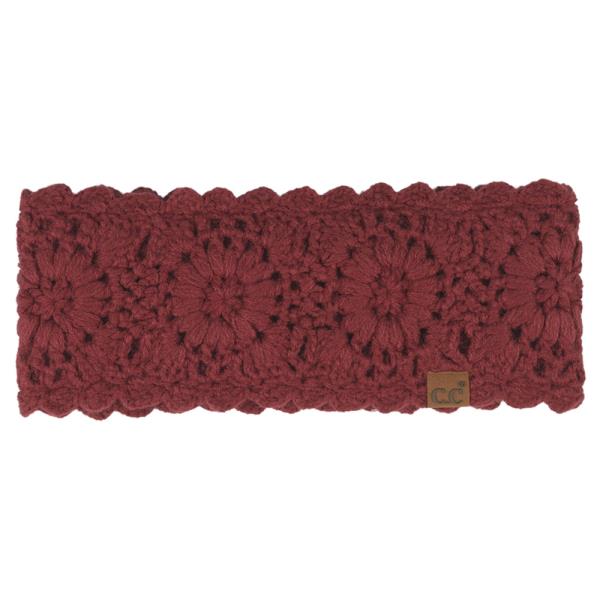 FLOWER CROCHETED HEADWRAP