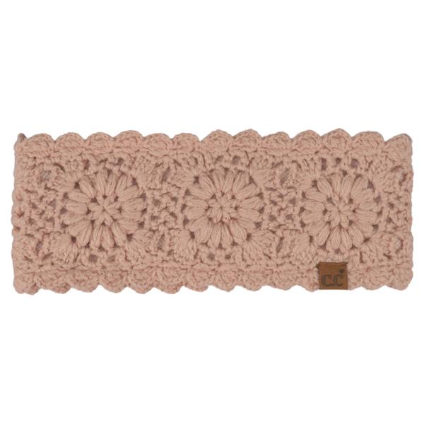 FLOWER CROCHETED HEADWRAP