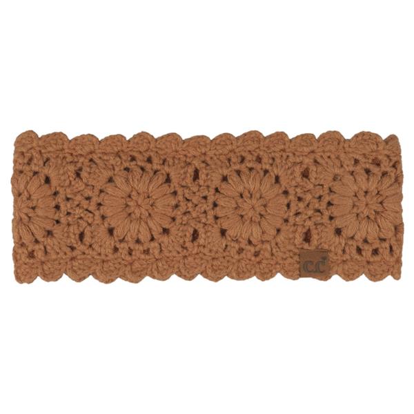 FLOWER CROCHETED HEADWRAP