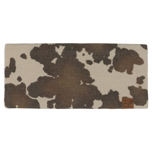 CC COW PRINT HEADWRAP