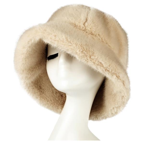 CC GLITTER SHORT FUR BUCKET HAT