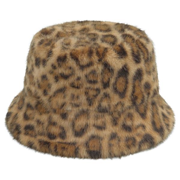 CC LEOPARD FUR BUCKET HAT
