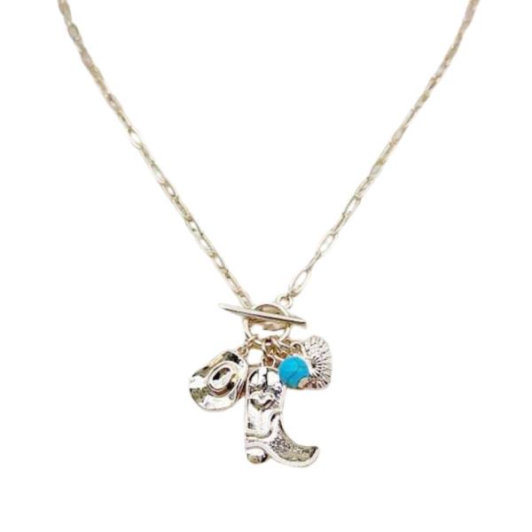 WESTERN CHARM METAL NECKLACE