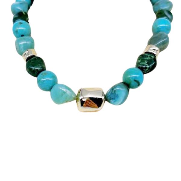 ACETATE MIXED BEAD NECKLACE