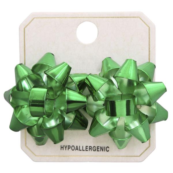 CHRISTMAS GIFT BOW EARRING
