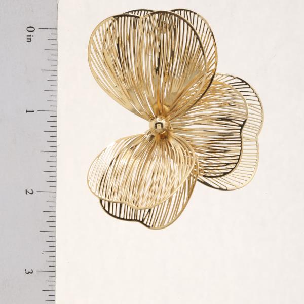 FLOWER METAL EARRING