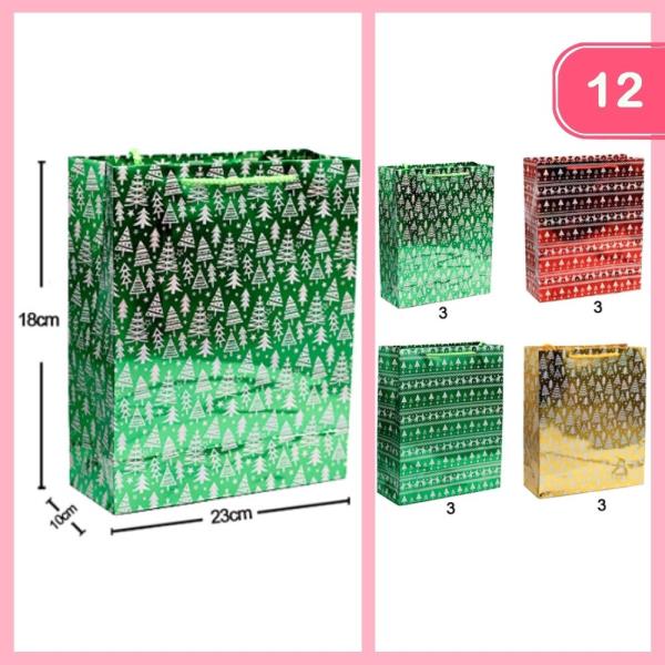CHRISTMAS GIFT BAG (12 UNITS)