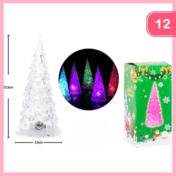 LIGHT UP CHRISTMAS TREE (12 UNITS)