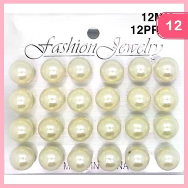 PEARL POST EARRING (12 UNITS)