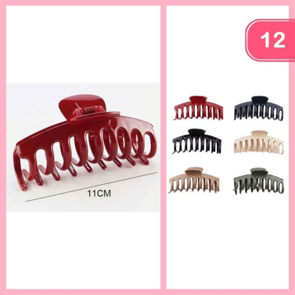 HAIR CLAW CLIP (12 UNITS)
