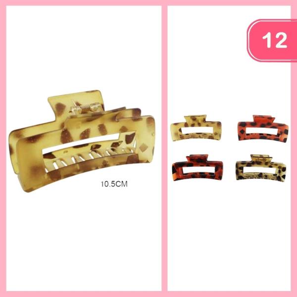 HAIR CLAW CLIP (12 UNITS)