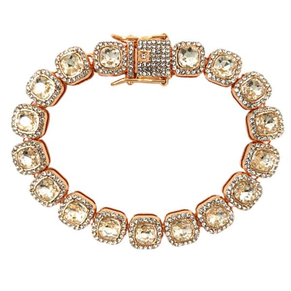 CRYSTAL STONE CHAIN BRACELET