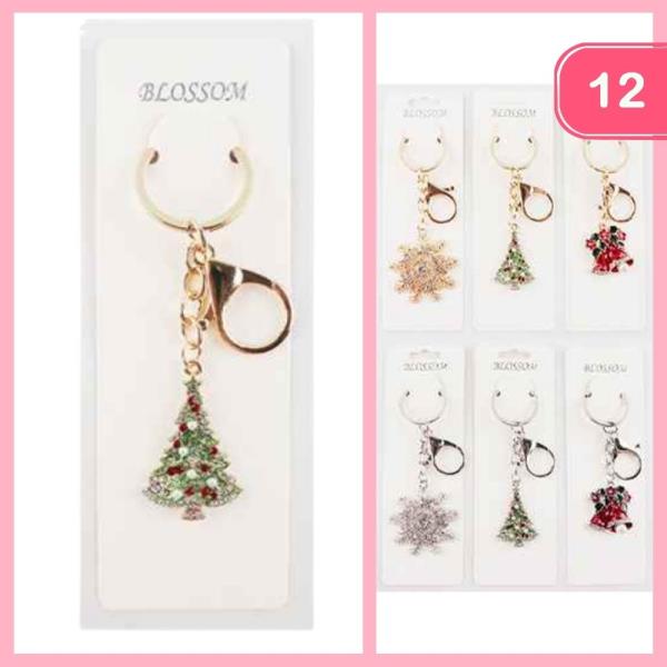 CHRISTMAS KEYCHAIN (12 UNITS)