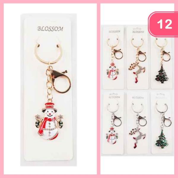 CHRISTMAS KEYCHAIN (12 UNITS)