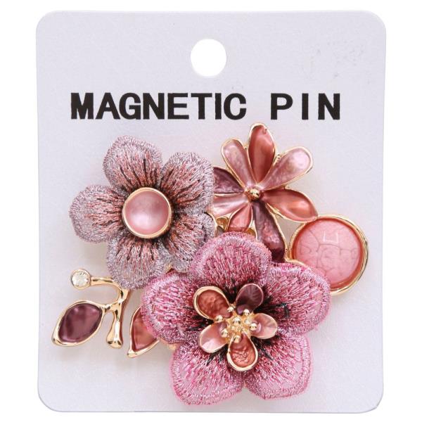 COLORFUL FLOWER MAGNETIC PIN