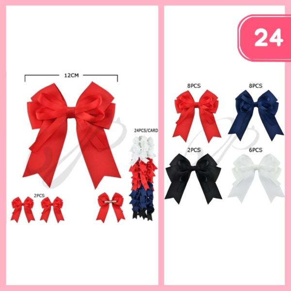 RIBBON HAIR BOW (24 UNITS)