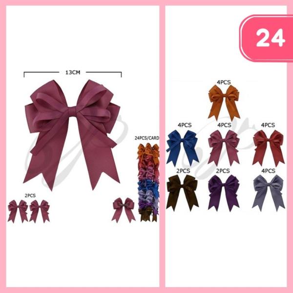 RIBBON HAIR BOW (24 UNITS)