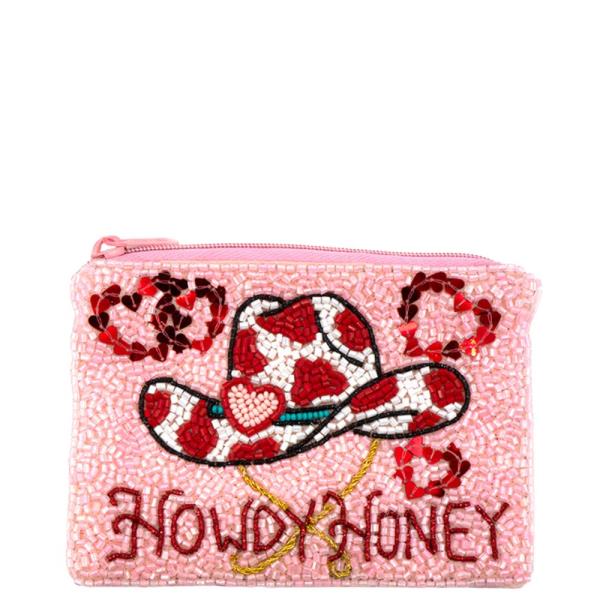 HOWDY HONEY COIN BAG