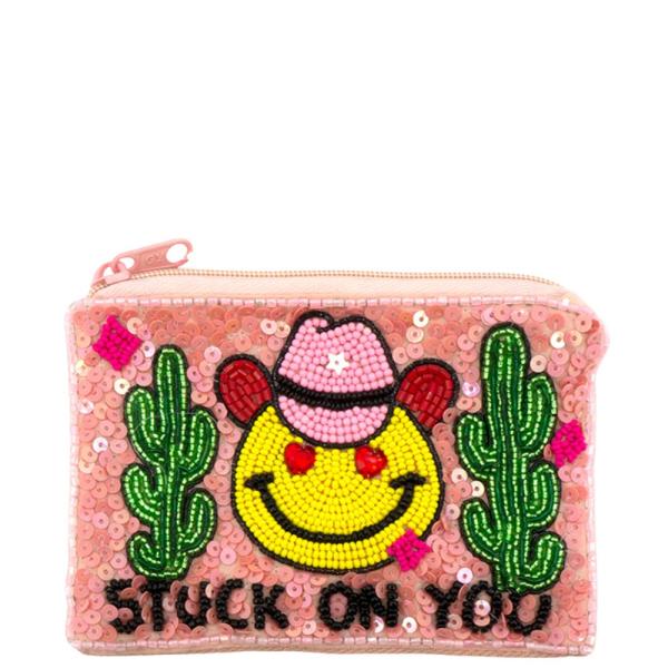 "STUCK ON YOU" COIN BAG