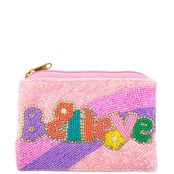 "BELIEVE" COIN BAG