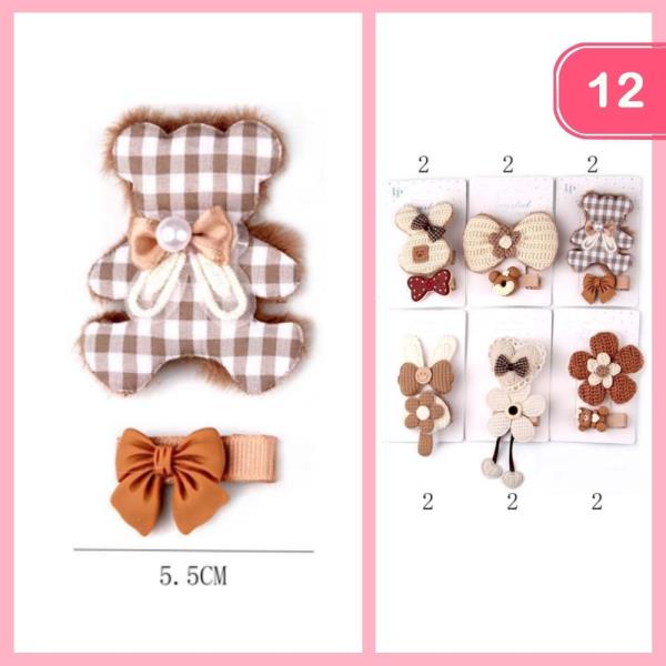 CUTE HAIR PIN (12 UNITS)