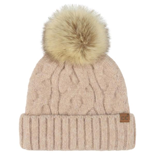 CABLE CUFF BEANIE
