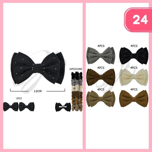 POLKA DOT HAIR BOW (12 UNITS)