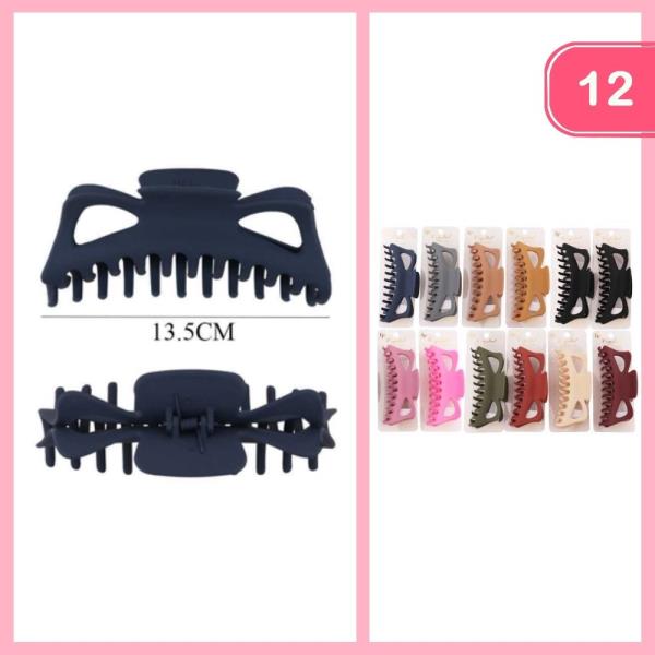 HAIR CLAW CLIP (12 UNITS)