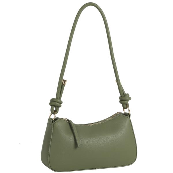 SMOOTH ZIPPER SHOULDER BAG