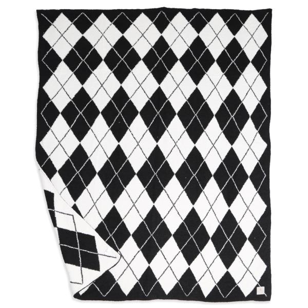 ARGYLE PATTERN LUXURY SOFT THROW BLANKET