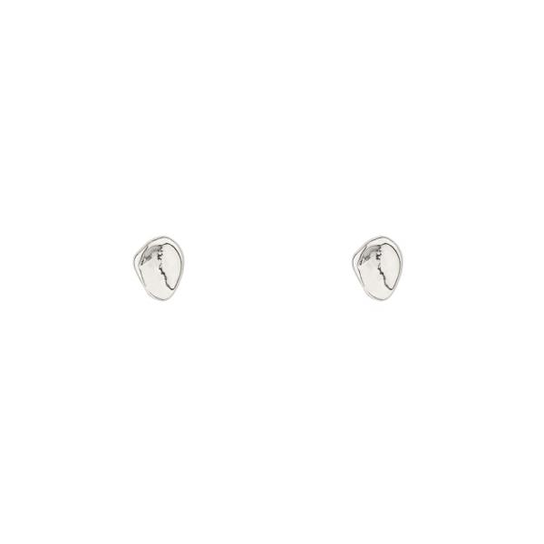 METAL TEXTURE POST EARRING