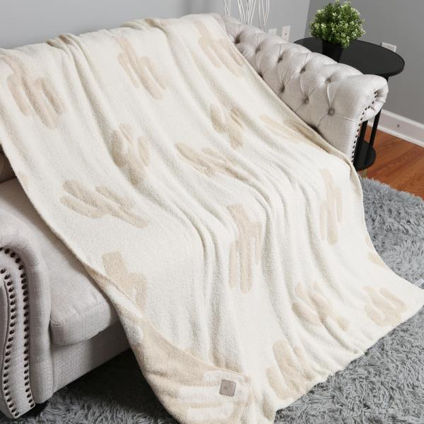 CACTUS PATTERN LUXURY SOFT THROW BLANKET