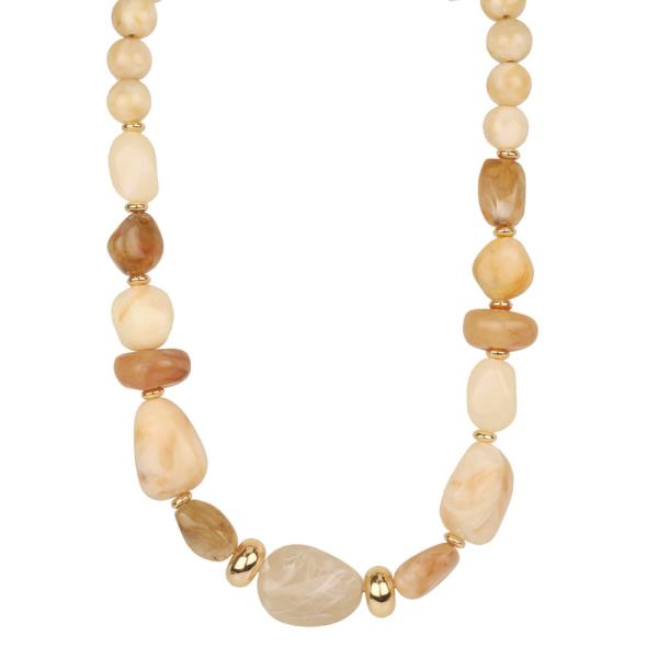 MARBLE BEAD NECKLACE