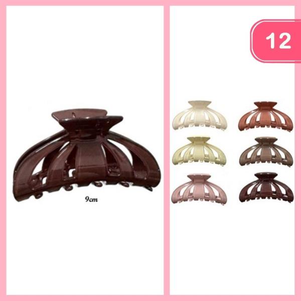 HAIR CLAW CLIP (12 UNITS)