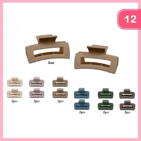 HAIR CLAW CLIP (12 UNITS)