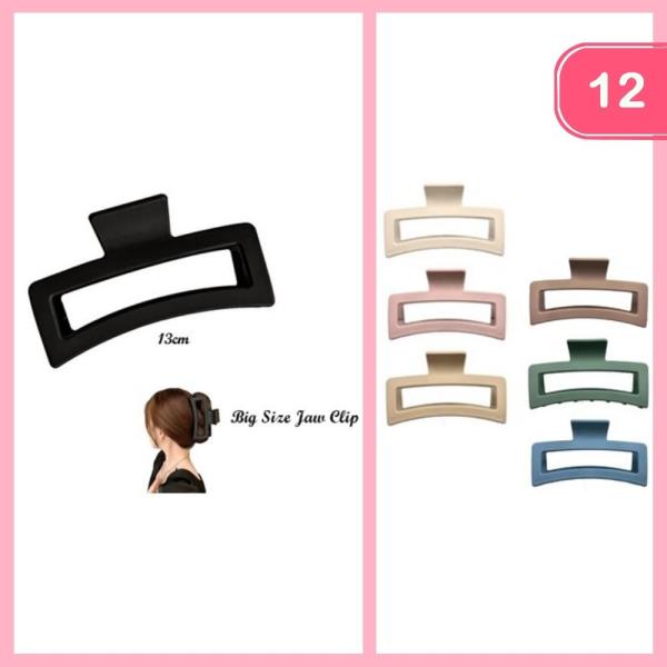 HAIR CLAW CLIP (12 UNITS)
